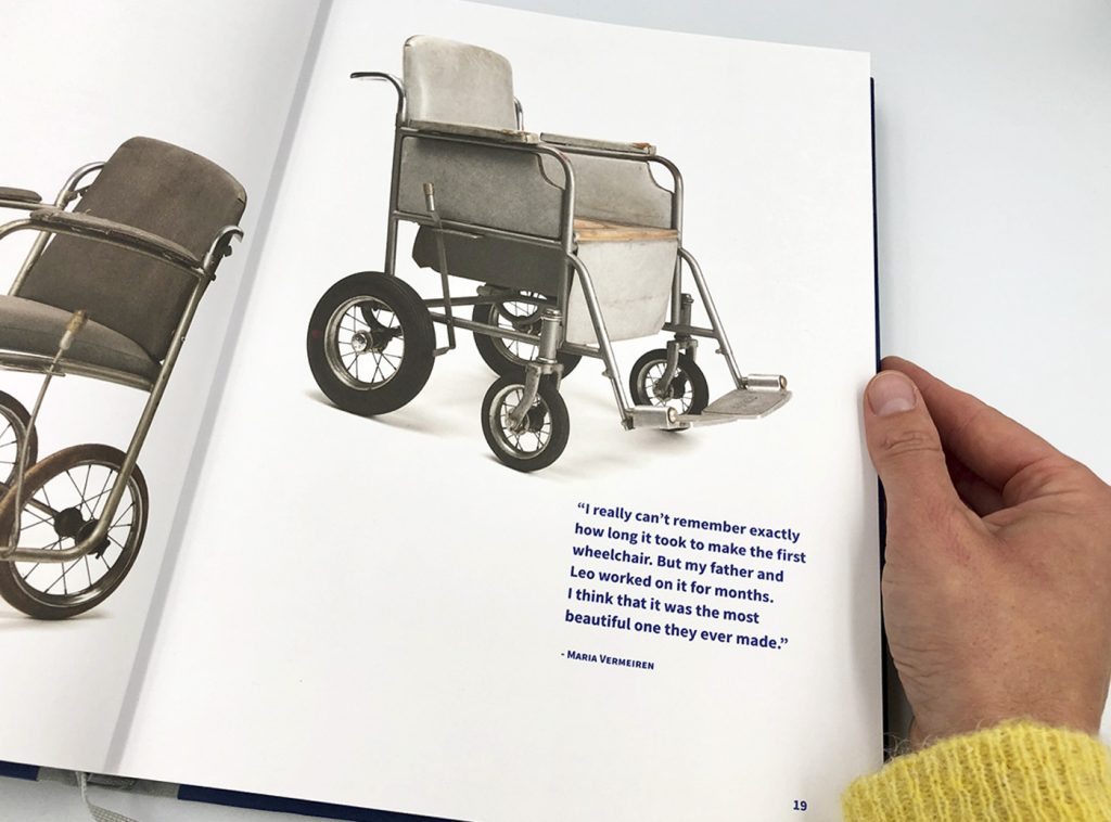 Uniek legacy boek op maat voor familiebedrijf Vermeiren. Ontworpen en uitgegeven door creatieve studio 'Studio Kemmers'